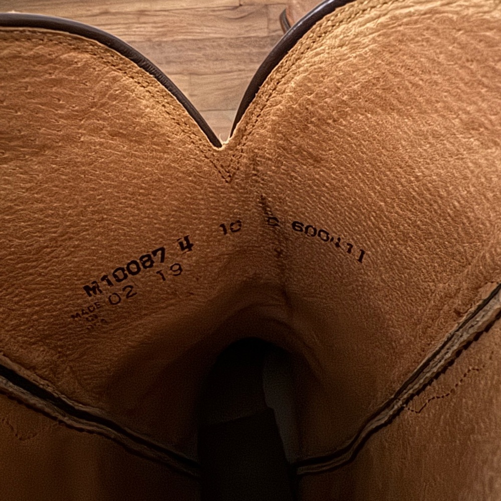 Lucchese Tan Leather Western Boots - Picture 6 of 6